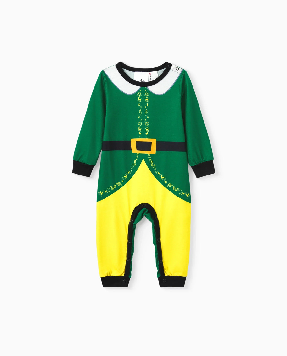 PatPat Elf Family Matching Christmas Pajamas Costume Green