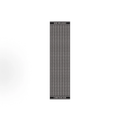 Black‑Grey Houndstooth Fringed Reversible Winter Scarf
